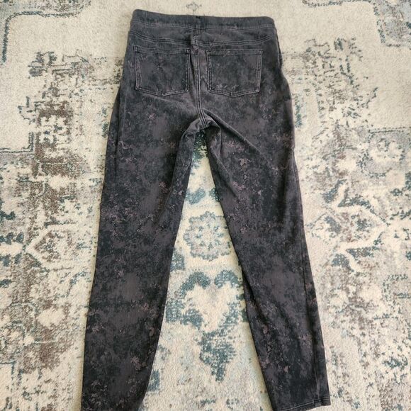 Spanx Jeanish Ankle Leggings Women's Large Acid Wash Pull On Skinny Comfort - Picture 4 of 12